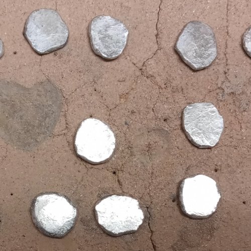 Judy Larson's Recycling Scrap Into Sheet Metal - Step 6, Metalwork, Stamping, Stamps, Butane Torch, Soldering, Solder, Repeat Step 5